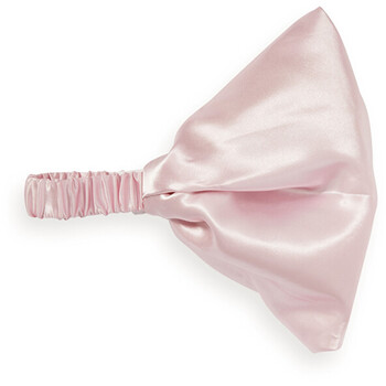 Satin Pink Curl Protector - Kosmetická čelenka